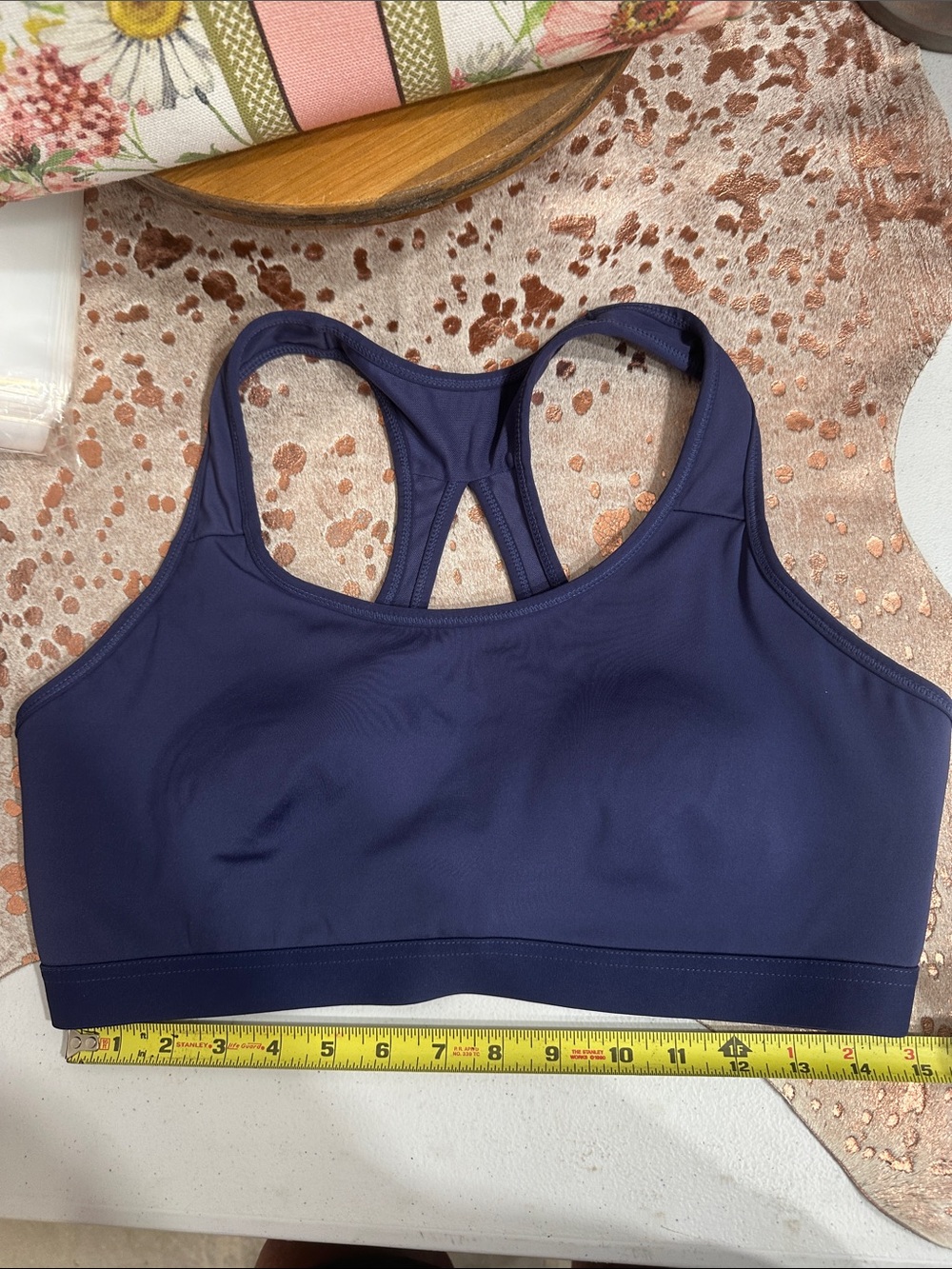 NWOT avia  pirple Racerback Sports Bra